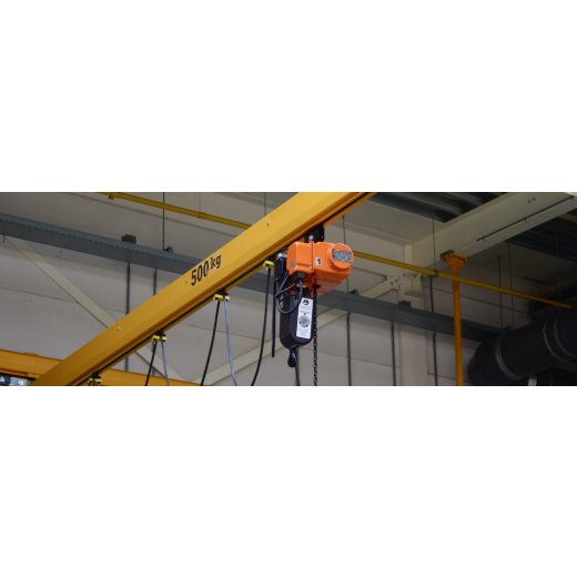 Cầu trục Hitachi 1 tấn Nhật xích điện khẩu độ 10m Cầu trục Hitachi 1 tấn Nhật xích điện khẩu độ 10m