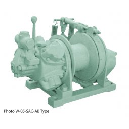 Tời kéo cuốn cáp khí nén Nhật bản SANEI SEIKI  air winch W-05 500kg